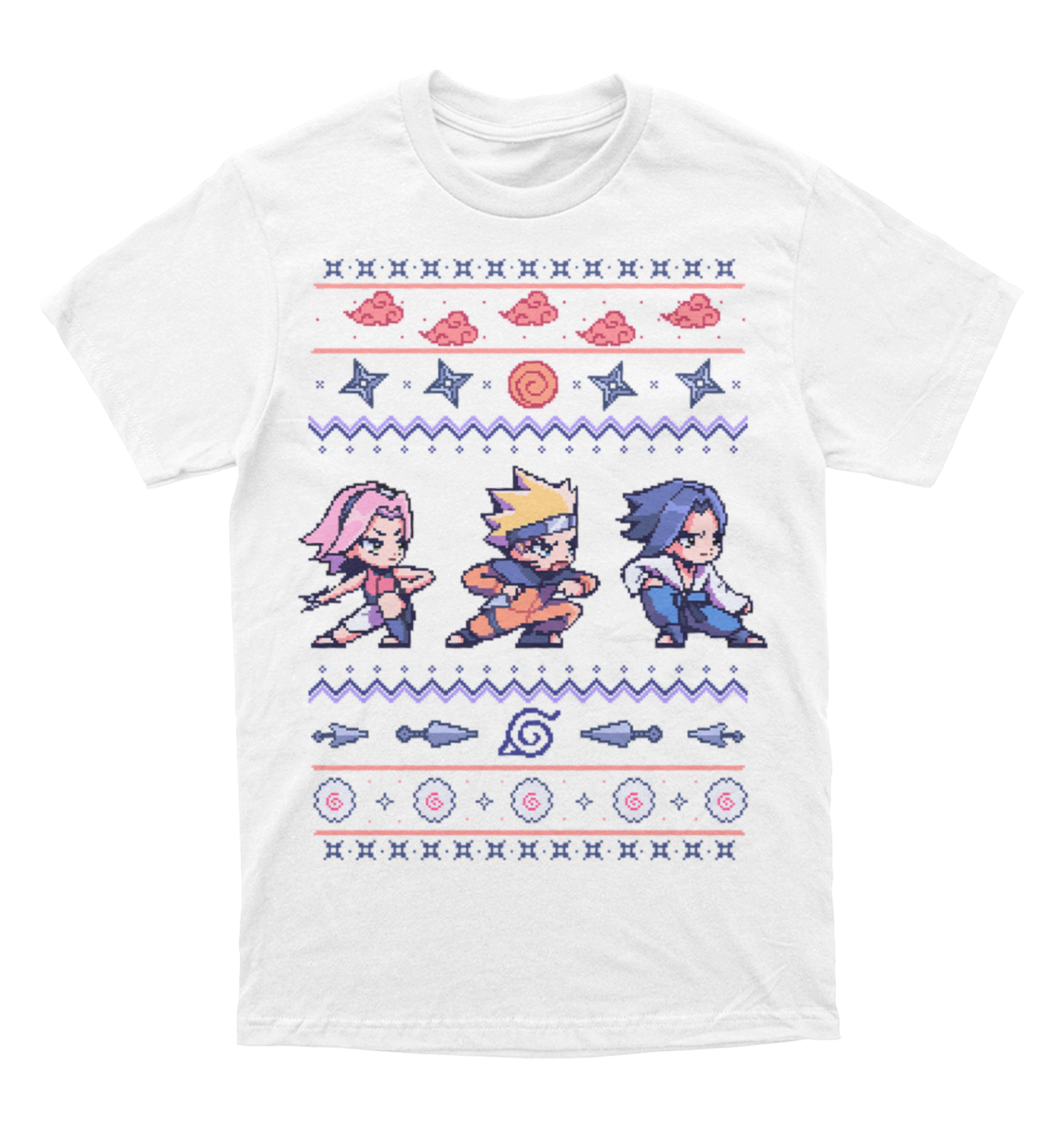 Polera Naruto - Pixel Art