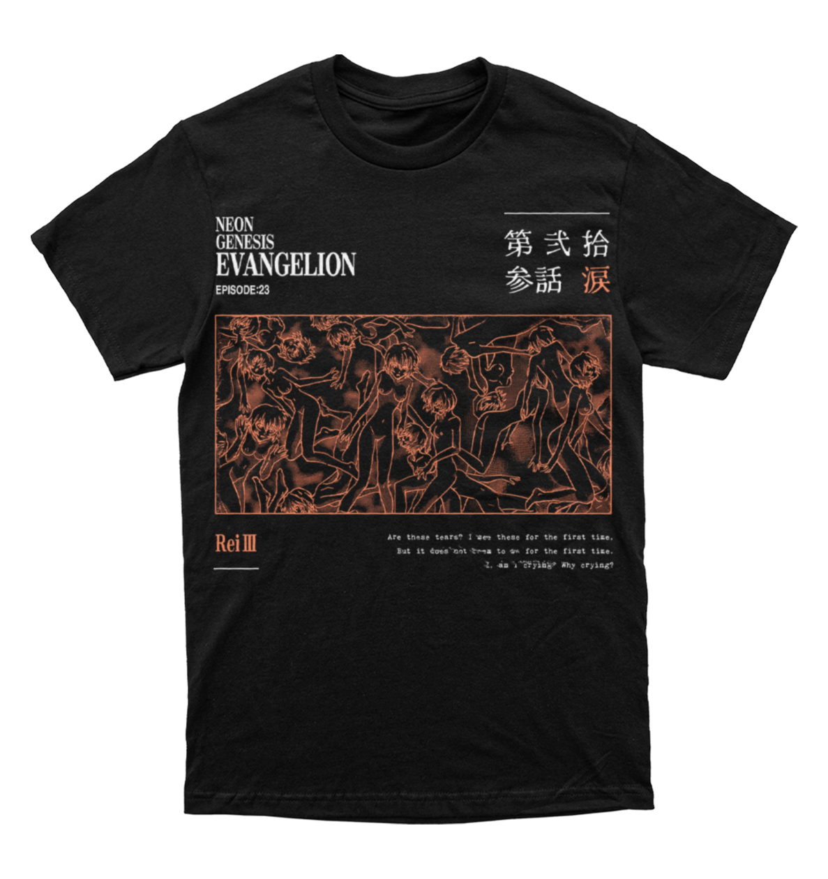 Polera Evangelion - Rei Clones